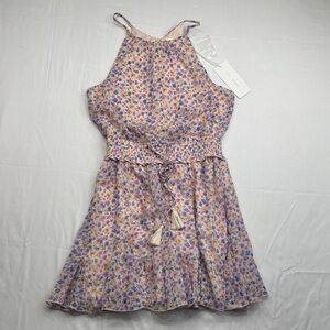 Lush Isabella Smocked Waist Floral Mini Dress size Small S new with tags nwt